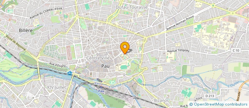 localisation de l'entreprise DISSEZ CONSEILS à PAU