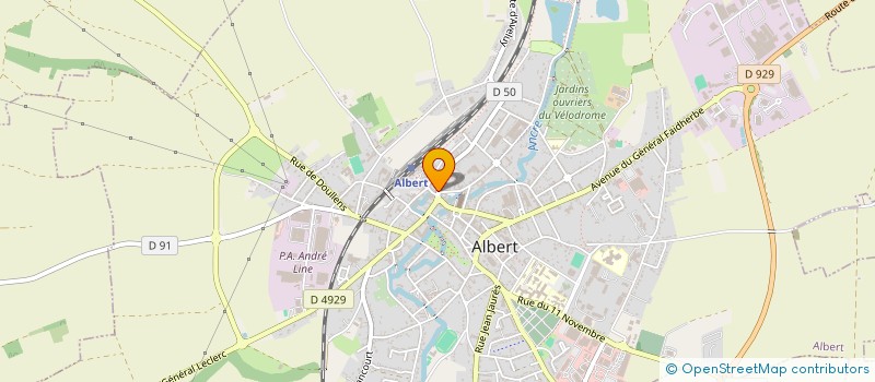 localisation de l'entreprise DISSIDANCE à ALBERT