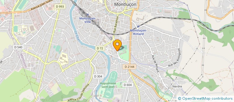 localisation de l'entreprise DISSIDANSE à MONTLUCON