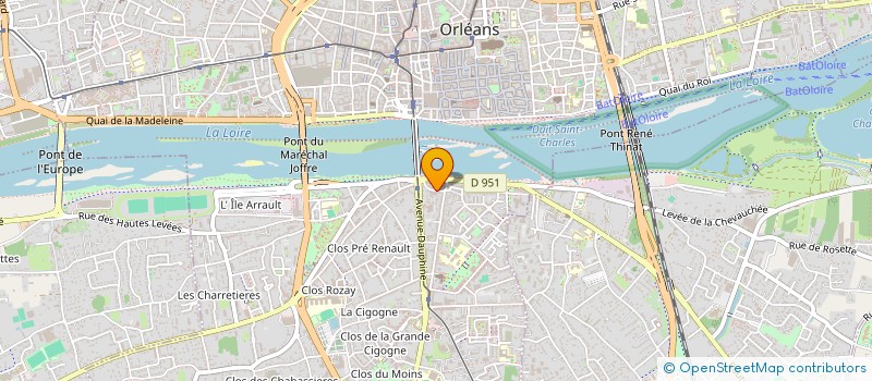 localisation de l'entreprise DISSIP'ELEC à ORLEANS