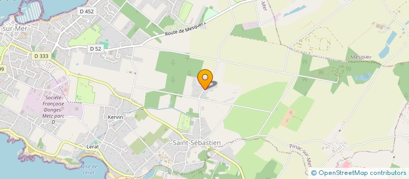 localisation de l'entreprise DISSOLU'SON à PIRIAC-SUR-MER
