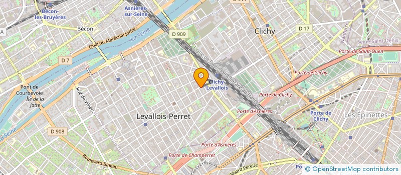 localisation de l'entreprise DISSONNANCES à LEVALLOIS-PERRET