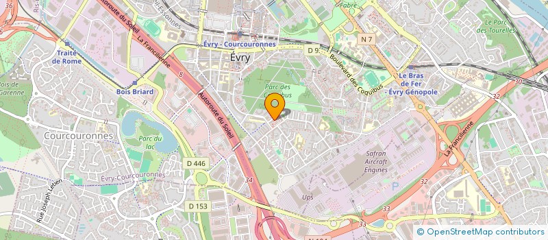 localisation de l'entreprise DISSOUKI FRAICHEUR  EVRY-COURCOURONNES