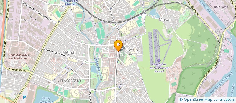 localisation de l'entreprise DISSUASION TELESURV SECUR PROTECT à STRASBOURG