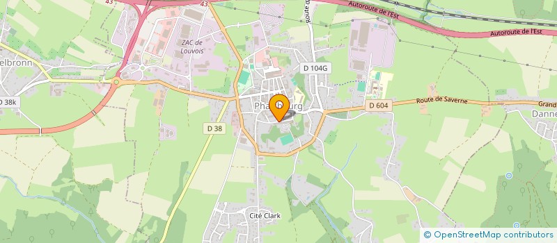 localisation de l'entreprise DIST AR  PHALSBOURG