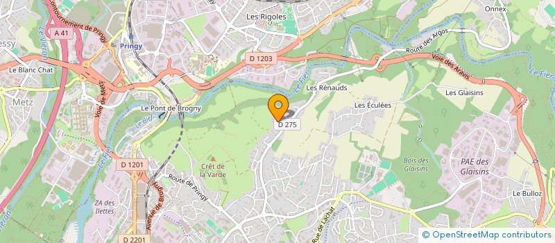localisation de l'entreprise DIST.BHE à ANNECY