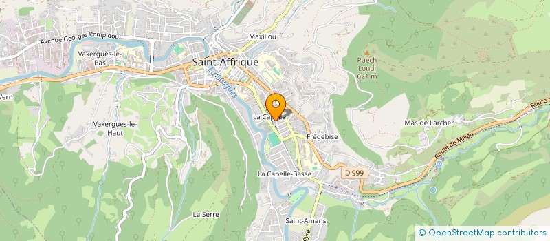 localisation de l'entreprise DISTAFF à SAINT-AFFRIQUE