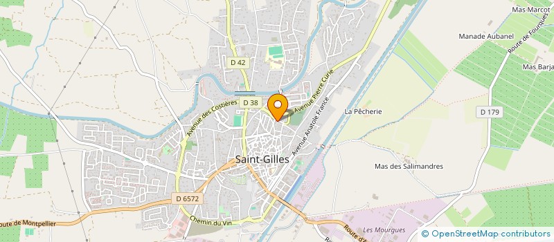 localisation de l'entreprise DISTAGRI  ST GILLES