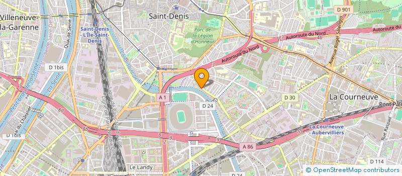 localisation de l'entreprise DISTAL à SAINT-DENIS