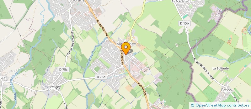 localisation de l'entreprise DISTANCE FOR A CHANCE  ORNEX