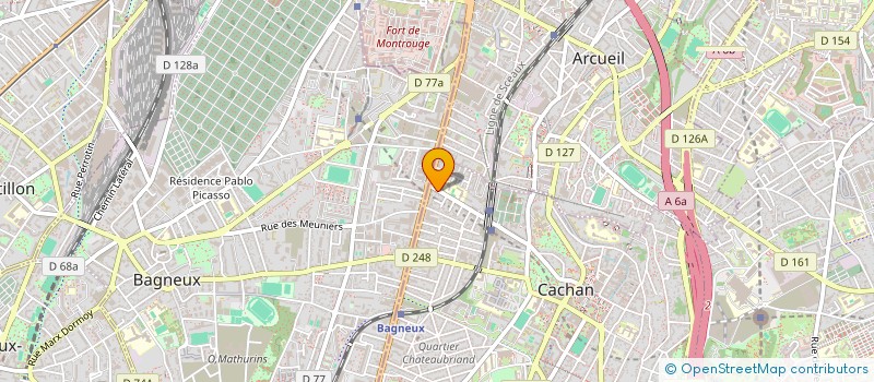 localisation de l'entreprise DISTANCES à CACHAN