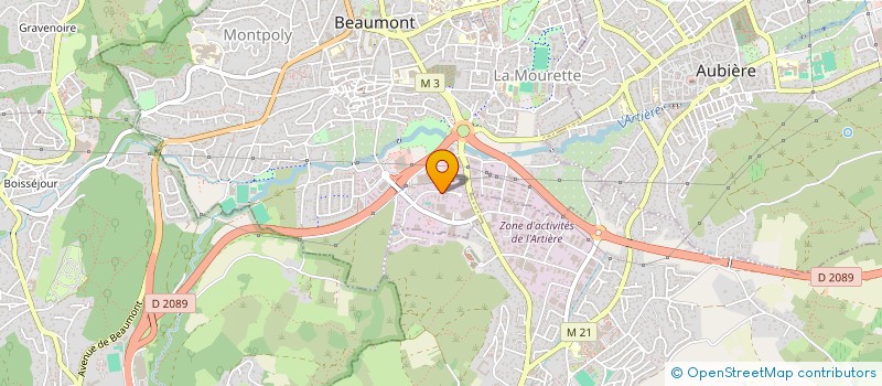 localisation de l'entreprise DISTEC CONTRACTANT GENERAL à BEAUMONT