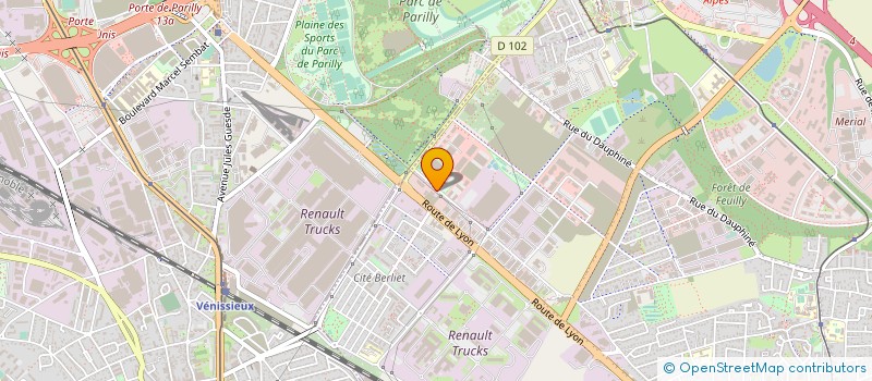 localisation de l'entreprise DISTEC LYON  SAINT-PRIEST