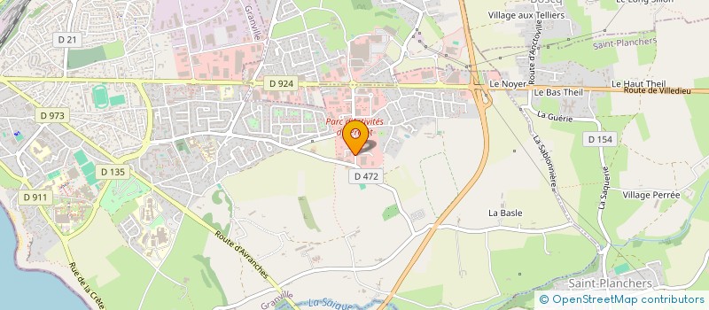 localisation de l'entreprise DISTHA  GRANVILLE