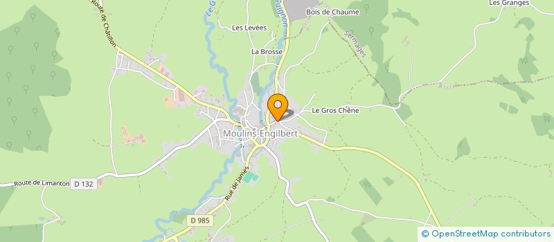 localisation de l'entreprise DISTIL'AVENIR à MOULINS-ENGILBERT