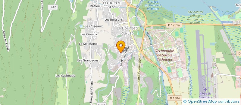 localisation de l'entreprise DISTILLERIE APRILIS  LE BOURGET-DU-LAC