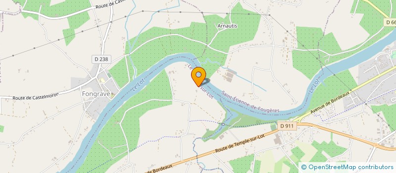 localisation de l'entreprise DISTILLERIE CILLIERES  SAINTE LIVRADE SUR LOT