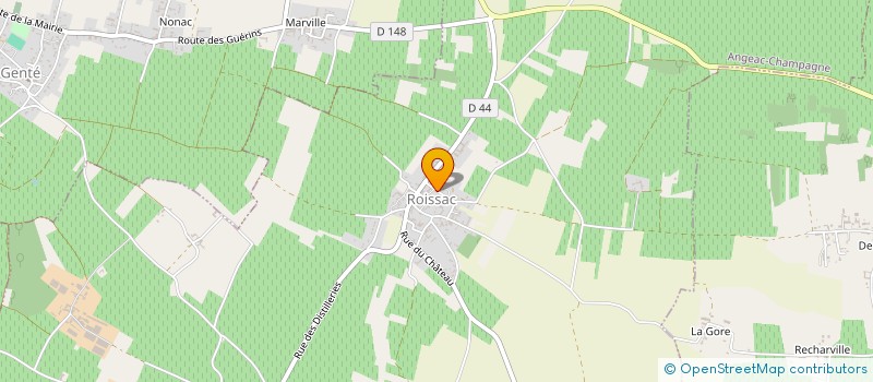 localisation de l'entreprise DISTILLERIE DE LA CLAIRE FONTAINE à ANGEAC-CHAMPAGNE