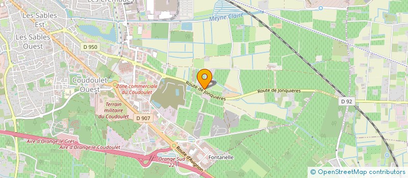 localisation de l'entreprise DISTILLERIE DE LA RIVIERA à ORANGE