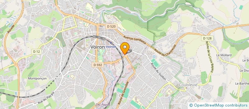 localisation de l'entreprise DISTILLERIE DE LA SAINTE FAMILLE  VOIRON