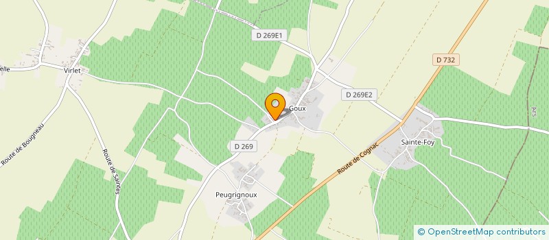 localisation de l'entreprise DISTILLERIE DE PERIGNAC à PERIGNAC