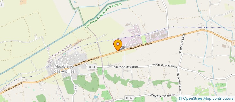 localisation de l'entreprise DISTILLERIE DES ALPILLES  ST REMY DE PROVENCE