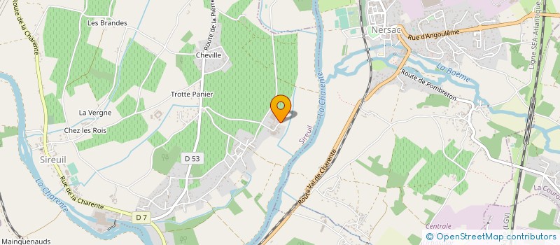 localisation de l'entreprise DISTILLERIE DES MOISANS  SIREUIL