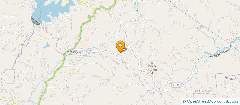 localisation de l'entreprise DISTILLERIE DES MORNES  LE FRANCOIS