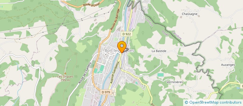 localisation de l'entreprise DISTILLERIE DES ORGUES ET DES VOLCANS  BORT-LES-ORGUES