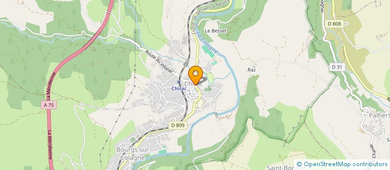 localisation de l'entreprise DISTILLERIE DES TOURBIERES  BOURGS SUR COLAGNE