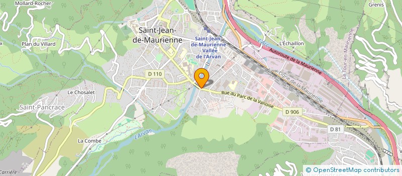 localisation de l'entreprise DISTILLERIE DU MONT CORBIER-ETS CHARPIN à SAINT-JEAN-DE-MAURIENNE