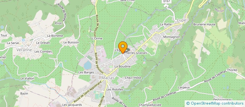localisation de l'entreprise DISTILLERIE DU PILAT à MALLEVAL