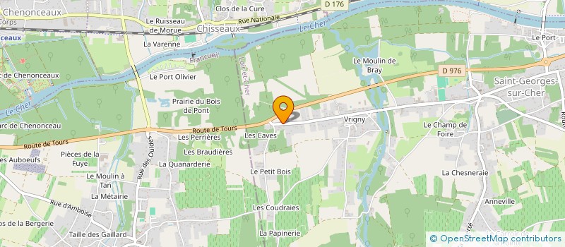 localisation de l'entreprise DISTILLERIE GIRARDOT  CHISSAY-EN-TOURAINE