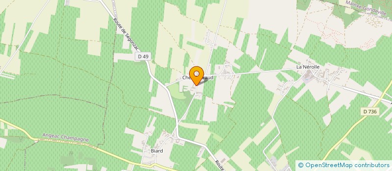 localisation de l'entreprise DISTILLERIE GRANDE CHAMPAGNE  SEGONZAC