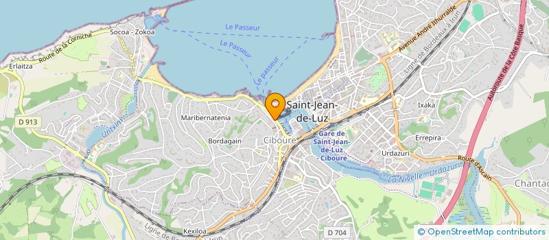 localisation de l'entreprise DISTILLERIE HARRETCHE FRERES à CIBOURE