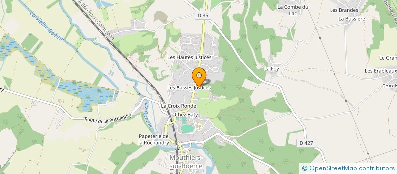 localisation de l'entreprise DISTILLERIE LEBRUN EDOUX à SIREUIL