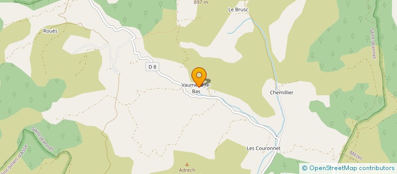 localisation de l'entreprise DISTILLERIE LES ESPINOUSES  SAINT-JEANNET