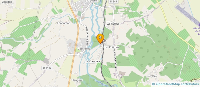 localisation de l'entreprise DISTILLERIE PERRIER DE PINTHIERS  PONS