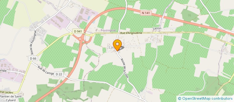 localisation de l'entreprise DISTILLERIE RAOUX à TRIAC-LAUTRAIT