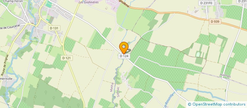 localisation de l'entreprise DISTILLERIE RULLIER ET FILS SARL à SONNAC