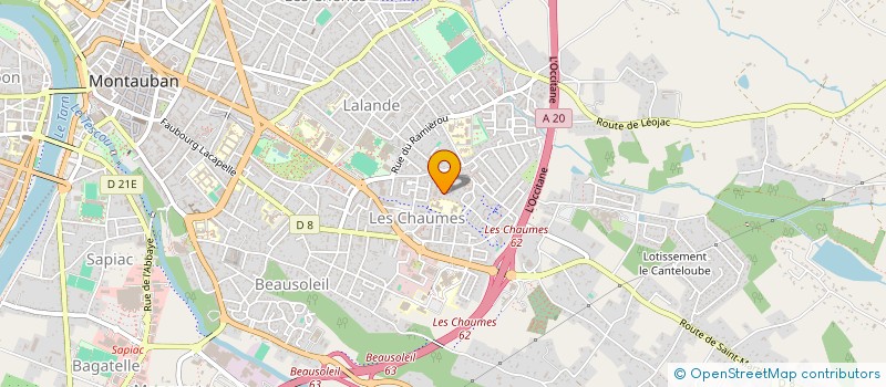 localisation de l'entreprise DISTILLERIE TEMPLAR  MONTAUBAN