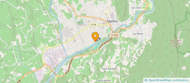 localisation de l'entreprise DISTILLERIE VAL AYGUES F MAURENT ET FILS à NYONS