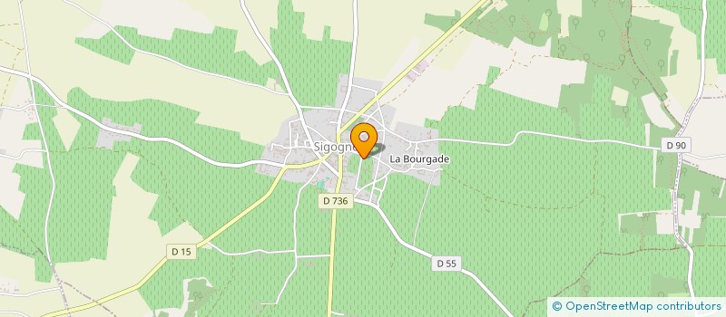 localisation de l'entreprise DISTILLERIE VERAL à SAINTE-SEVERE
