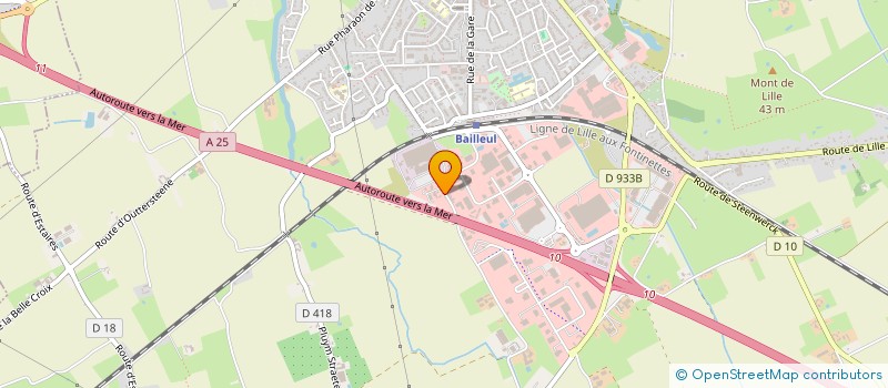 localisation de l'entreprise DISTILLERIE WATRY  LA GORGUE