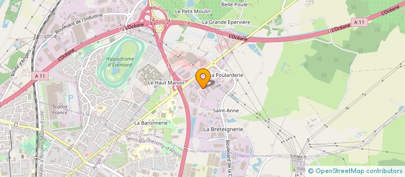 localisation de l'entreprise DISTINCTIVE AUTOMOBILE à VERRIERES-EN-ANJOU