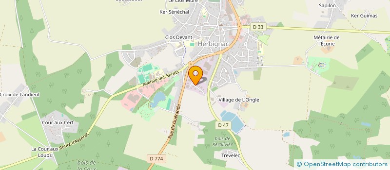 localisation de l'entreprise DISTING'AUTO à HERBIGNAC