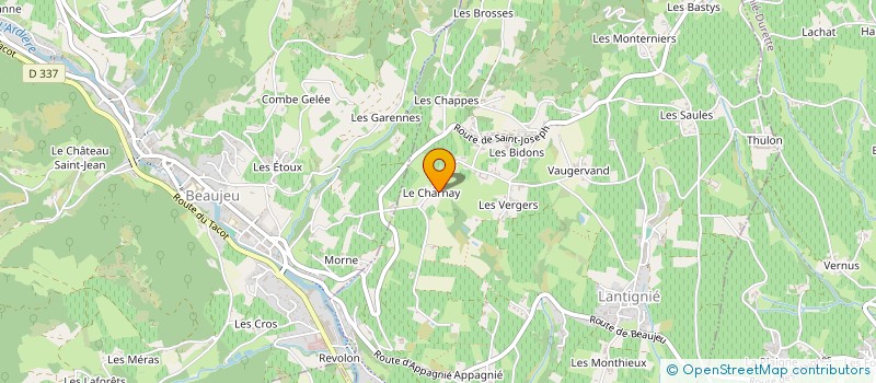 localisation de l'entreprise DISTINGO AUTOMOBILES  BELLEVILLE-EN-BEAUJOLAIS