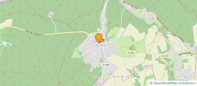 localisation de l'entreprise DISTOR6ON  BADEVEL