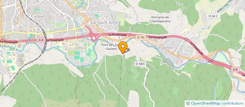 localisation de l'entreprise DISTORTION CLUB  MEYREUIL