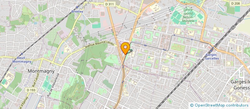 localisation de l'entreprise DISTR.TS MATERIAUX BATIMENT SODIBAT à SARCELLES